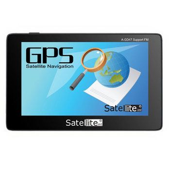 GPS SATELLITE A-GD47 TOUCH SCREEN PDA/MP3 /2GB 4.3''PRETO