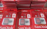 Cartão de memoria micro sd 8 GIGA scandisk